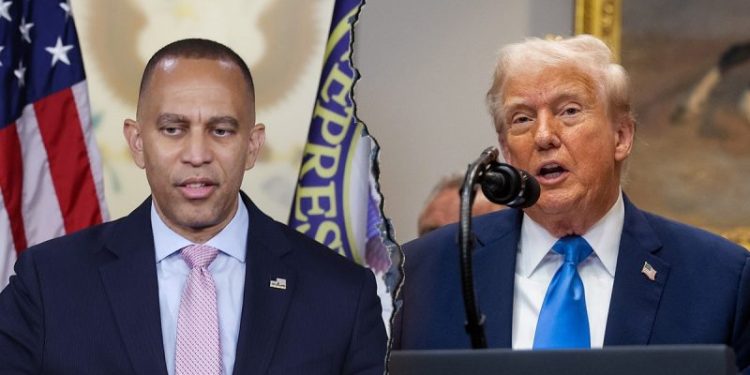 Dems not budging on government shutdown demands ahead of high-stakes Trump meeting, Jeffries suggests